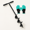 Black-85*10cm, variant on Black 85*15cm Manual Compost Turning Aerator Tool for Outdoor Bins