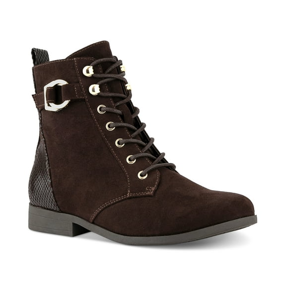 Karen Scott Claritaa Combat Booties Brown 6M