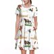 thumbnail image 1 of Balery Cute Farm Vestidos sueltos de manga corta para mujer, vestidos de verano 2025, vestidos casuales de corte A con vuelo., 1 of 6