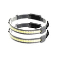 thumbnail image 2 of Camping al aire libre faros portátil COB USB recargable recargable faro manos libres vida impermeable cabeza linterna diadema noche 2pcs Methold OD002876-02B, 2 of 7