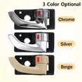 thumbnail image 4 of 2/4Pcs Car Interior Inside Door Handle Left Right Replacement Set For Hyundai Tucson 2005 2006 2007 2008 2009 Car Accessories, 4 of 7
