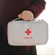 thumbnail image 4 of Botiquín de primeros auxilios Bolsa médica de supervivencia portátil de emergencia al aire libre (gris blanco), 4 of 4