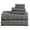 03 Dark Gray, variant on Bath Towels - 100% Cotton 6 Piece Bath Sheet Set - Waffle Weave - Absorbent, Durable, Quick-Dry Towels for Bathroom (Copper)