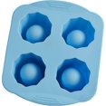 thumbnail image 1 of Silicone Shot Glass Mold for Resin & Frozen Whiskey Glass Ice Cubes Ice Tray 4 Nice 2 x 1.3 round Ice Cups -, 1 of 4