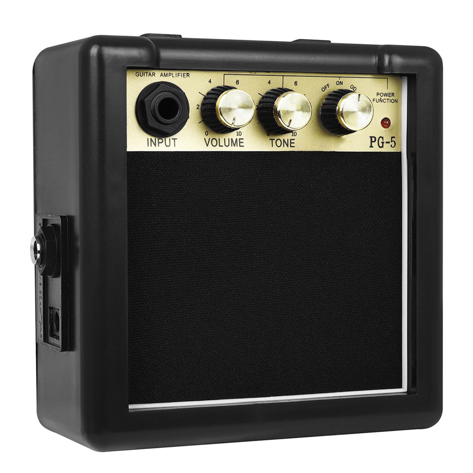 QccHieUs Guitar Amplifier Bass Amplifier Instrument Accessory Practices Versatile 5W Mini