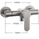 thumbnail image 5 of Wall-mounted Shower Mixer In Stainless Steel With Single-lever Mixer For Cold And Hot Water, 5 of 5