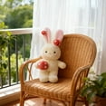 thumbnail image 4 of Mushroom Bunny Plush Toy 11.8" Bunny Stuffed Animals Easter Rabbit Plush Huggable Toy, Wonderful Easter Gift for Kids Adults Fluffy Plushie for Holiday Decor Bedroom Companion, 4 of 4