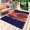 Orange Blue, variant on Lobster Navy Blue Outdoor Rug 4x6 Ft - Reversible Patio Rug Outdoor Camping Rugs, Boho Tropical Orange Stripe Summer Washable Indoor Outdoor Area Rugs, Non-Slip Outdoor Carpet Runner for Deck/Porch