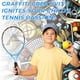 thumbnail image 5 of Raqueta de tenis para niños AMA SPORT 17 pulgadas con bolsa azul, 5 of 8