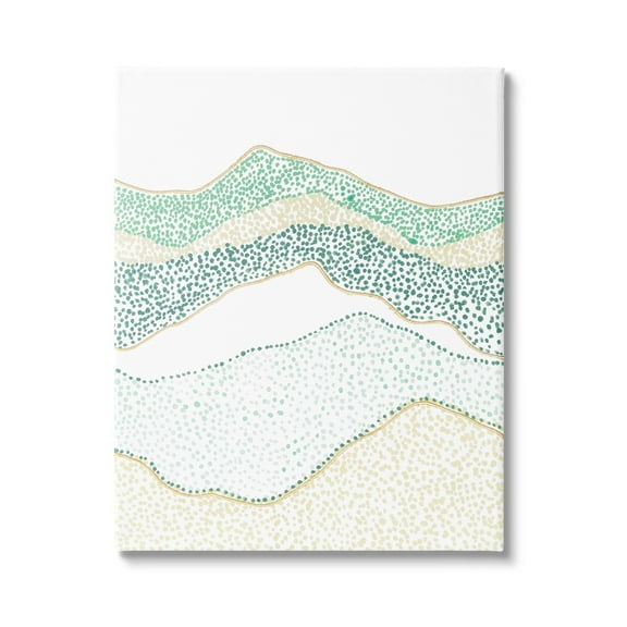 Stupell Industries Abstract Mountain Peaks Pattern Abstract Painting Gallery Wrapped Canvas Print Wall Art