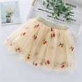 thumbnail image 2 of Embroidery Tulle Tutu Skirt With Heart Cherry Pineapple For Girls 1 10 Years Size 5-6T, 2 of 3