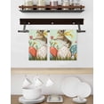 thumbnail image 3 of Easter Bunny Eggs Kitchen Dish Towels for Drying Dishes Set of 2, Spring Tulip Flowers Leaves Rustic Green Waffle Weave Microfiber Hand Tea Bathroom Towels Quick Dry & Absorbent Towel 15.7x23.6, 3 of 7