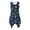 Cute Dinosaur Stars Pattern, variant on HELLHERO Sleeveless Sundress with Side Pockets, Asymmetric Irregular Hem Midi Dress for Daily Wear and Holiday Party