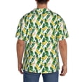 thumbnail image 3 of Kdxio Men's Hawaiian Shirt for Men Short Sleeve Shirt Banana Tree Leaves Summer Casual Holiday Beach Button Down T-Shirts, 3 of 5
