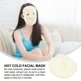 thumbnail image 5 of RENACLIPY 1Pc Polyester Facial Beauty Towel with Detachable Rope for Hot Cold Compress in Beige, 5 of 5