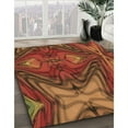 thumbnail image 2 of Ahgly Company Indoor Square Patterned Red Fox Red Area Rugs, 8' Square, 2 of 6
