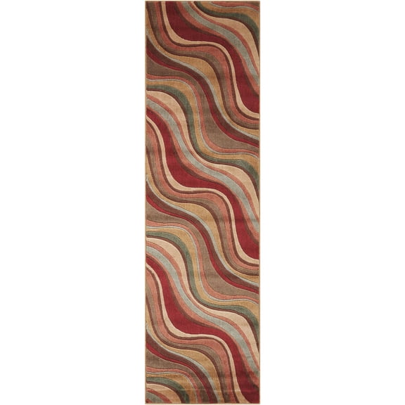 Nourison Somerset Multicolor Area Rug ST81 2'3" x 8'