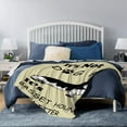 thumbnail image 5 of Yibo Funny Quote Dog Pickles Blanket Flannel Soft and Comfortable Anti-static Bed Sofa Blanket, 5 of 7