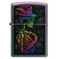 thumbnail image 3 of Zippo Colorful Skull Design Iridescent Pocket Lighter, 3 of 7