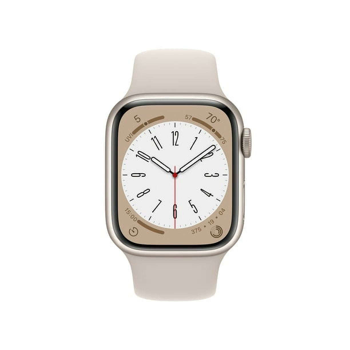 Restored Apple Watch Series 8 Cellular 41mm Starlight (Refurbished)
