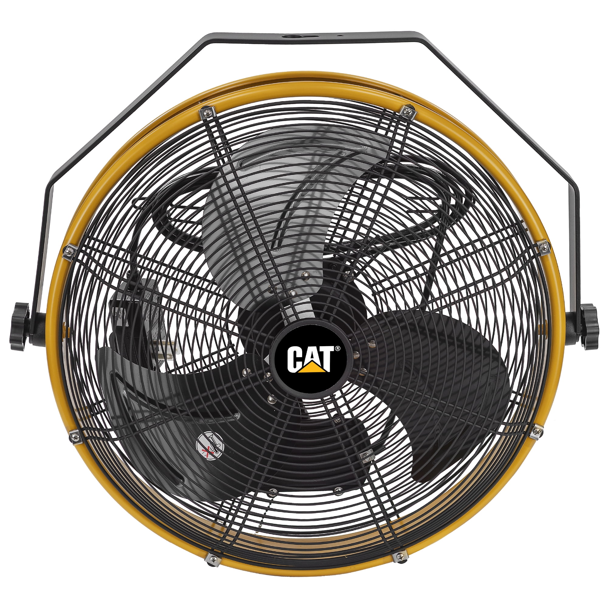 Caterpillar® fan 18" Indoor/Outdoor IPX4 Weatherproof High-Velocity Wall Mounted Shroud Fan, 4,000 CFM