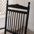 thumbnail image 6 of BplusZ Indoor Wooden Rocking Chair Patio Rocker, Black, 6 of 7