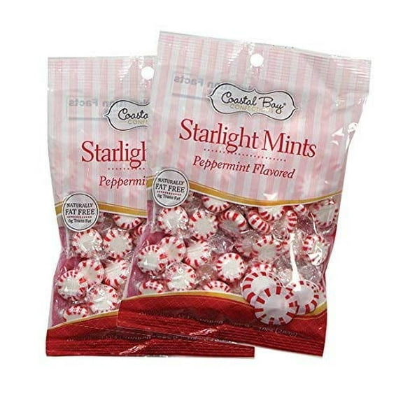 Coastal Bay Confections Starlight Mint Hard Candy (2 Packs) 10oz Bags