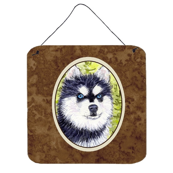 Caroline's Treasures SS8695DS66 Klee Kai Wall or Door Hanging Prints, 6x6, multicolor