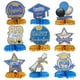 thumbnail image 1 of KAKOWELY 9 piezas de decoraciones para fiesta de graduación, centros de mesa de panal de abeja para graduación, decoración de graduación, 1 of 5
