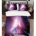 thumbnail image 2 of 3D Abstract Space Wilderness Astronaut Quilt Cover Set Bedding Set Duvet Cover, 2 of 3