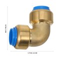 thumbnail image 2 of LOLIPPYY Copper Elbow Union Coupling for Water Pipes, Plumbing Connector, 1 Piece Fitting for Professional Plumbing Use, 2 of 6