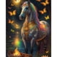 thumbnail image 3 of Kit Punto Cruz Caballo Impreso Hilo Algodón Ecológico Bordado 16CT 50x60cm, 3 of 9
