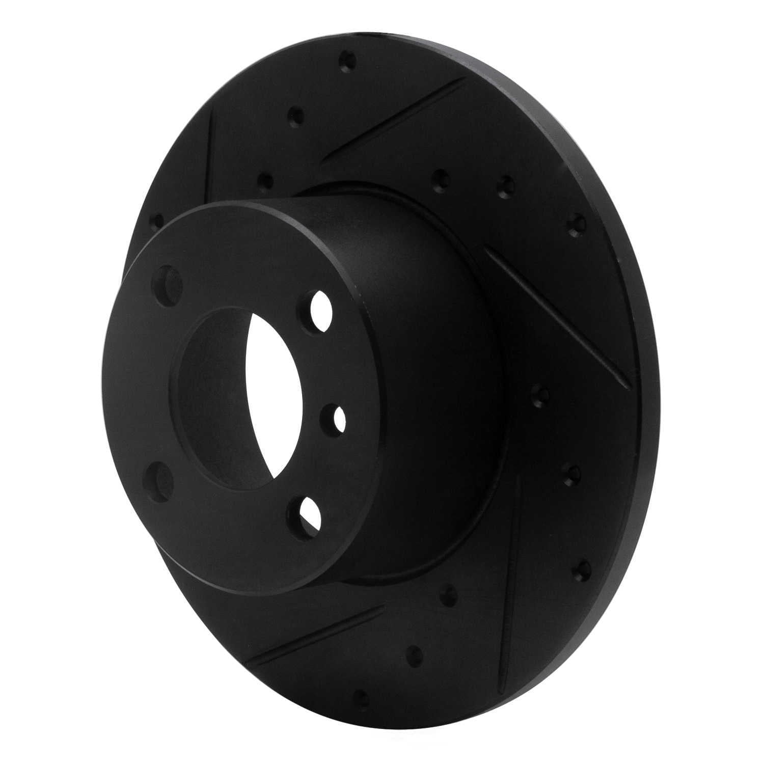 Dynamic Friction Company 633-31006L DFC Brake Rotor - Drilled And Slotted - Black