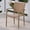 Honey, variant on International Caravan Resin Wicker Square Back Dining Chair-Color:Light Brown,Number of Items:Set Of 6
