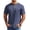 02 Navy Blue/Dark Grey, variant on Men's Henley Shirts Casual Lightweight Tshirts Shirts Basic Vintage Button T-Shirt Stylish Summer Tee Shirts