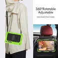 thumbnail image 5 of Case for Samsung Galaxy Tab S10 Lite/S10 FE/S9 FE 10.9 Inch with Screen Protector, 360 Degree Rotating Kickstand Hand Strap Heavy Duty Shockproof Cover with Shoulder Strap, Lime, 5 of 7