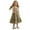 1-Khaki2176, variant on Kiijoy Baby Girls Sleeveless Button Down Dress Casual Solid A Line Dress, Sizes 1-6