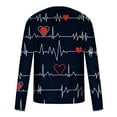thumbnail image 5 of fartey 2024 Valentine's Day Tops for Men Plus Size Love Heart Print Funny Big and Tall T-shirts Tunic Comfort Long Sleeved Fashion Top Lightweight Round Neck Workout Hipster Shirts, S-5XL, 5 of 5