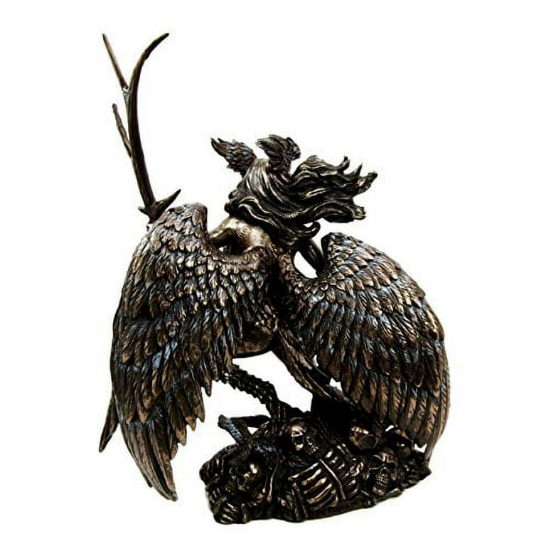 Irish Celtic War Goddess Winged Morrigan With Antler Sword
