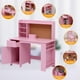 thumbnail image 4 of Escritorio y Silla para Niños, Mesa de Estudio de Madera con Estante de Almacenamiento y Panel de Corcho, Escritorio para Aprendizaje Infantil, 4 of 5