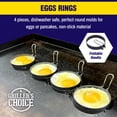 thumbnail image 6 of Griller's Choice Griddle Breakfast Kit - Pancake Batter Dispenser, Bacon Press, Egg Rings, Perfect for Family Morning Chefs, Cooks, and Pancake Lovers - Ultimate Pancake Breakfast Set, 6 of 6