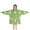 Green Christmas Tree-1, variant on Green Christmas Tree Pattern Blanket Hoodies for Kids 6-13YR Oversize Wearable Blanket Hoodies for Boys Girls Teens