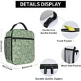 thumbnail image 6 of Sage Green Lunch Box for Adults Women Men Botanical Herbs Plants Lunch Bag Cooler Tote Reusable Insulated Lunch Bag Container Gifts for Office Picnic Travel Work, 6 of 6