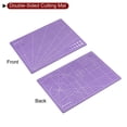 thumbnail image 6 of Uxcell 2pcs A4 Self-Healing Cutting Mat 12"x9" Double-Sided Craft Cutting Board for DIY Art Work Cutting, Purple, 6 of 7