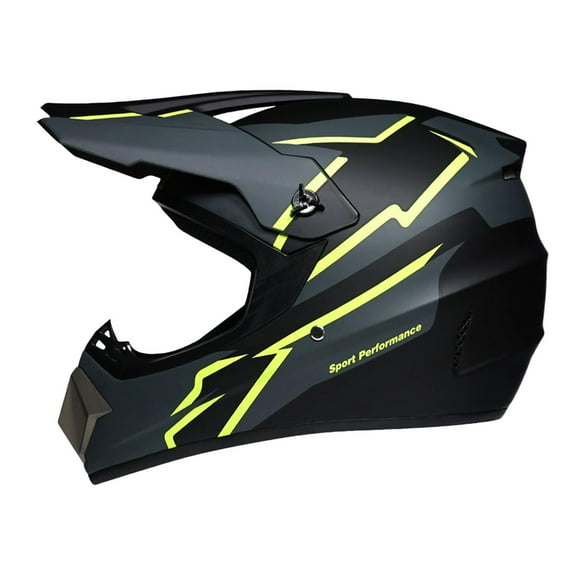 Casco de bicicleta de cross, casco de bicicleta todoterreno, sombrero de flujo de aire, casco de montar BMX con absorción de impacto, cómodo casco de Amarillo S