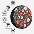 thumbnail image 6 of Kdxio Winter Holiday Christmas for Tire Cover Wheel Protectors Tyre Covers Weatherproof Wheel Covers Universal Fit for Trailer Rv SUV Truck Camper Travel Trailers 14 inch, 6 of 8