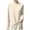 Beige, variant on Women Crew Neck Ribbed Long Sleeve Slim Fit Thermal Top Soft Skin-Friendly Windproof Warm Base Layer Multi Fresh Solid Color Casual Winter Layering Shirt