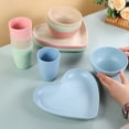 thumbnail image 3 of Alphabestchoice Wheat Straw Dinnerware Sets, 12 Pcs Unbreakable, Reusable, Microwave and Dishwasher Safe, 3 of 11