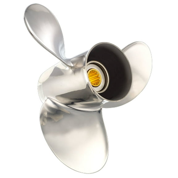 Solas 5221-100-11 Saturn Stainless Steel 3-Blade Boat Propeller - RH, 10 In. Diameter x 11 In. Pitch