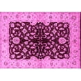 thumbnail image 1 of Ahgly Company Indoor Rectangle Oriental Pink Industrial Area Rugs, 2' x 3', 1 of 4